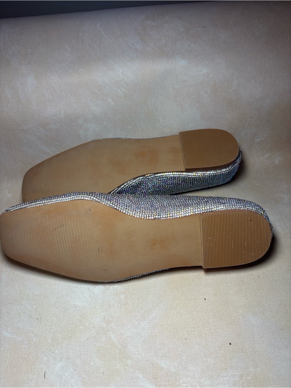 Matisse Roxy Rhinestone Square Toe Ballet Flats, Size 8.5 - Picture 10 of 12